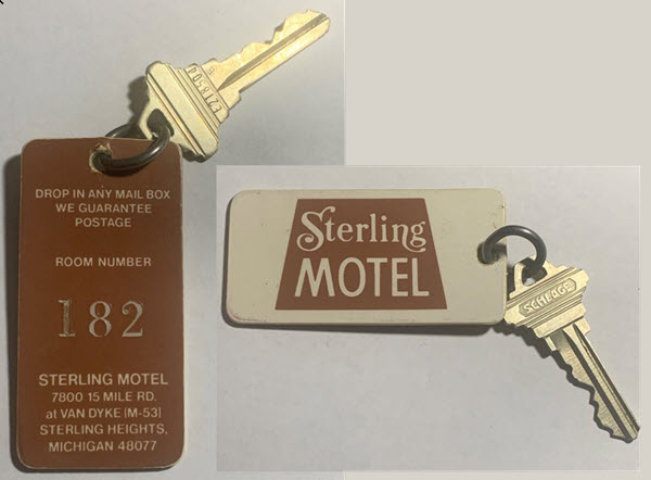 Sterling Motel - Key Fob